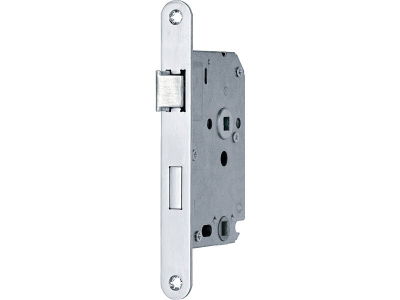 Insteek wc-badkamerslot WC63 Mat chroom Doornmaat 50mm, 1200 serie