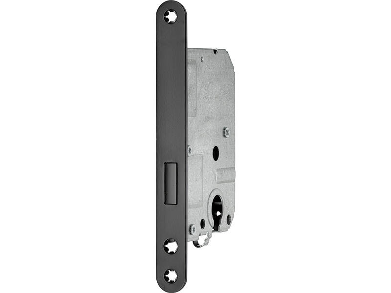 Insteek kastslot cilinder Zwart Doornmaat 50mm, 1200 serie