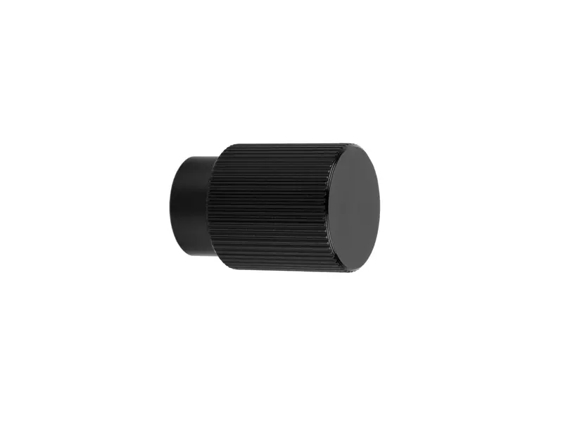 Meubelknop Zwart Arpa rond 22mm
