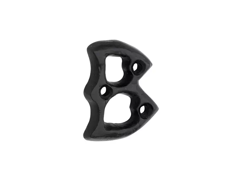 Huisletter IJzer zwart gelakt Letter B Oxford 44mm