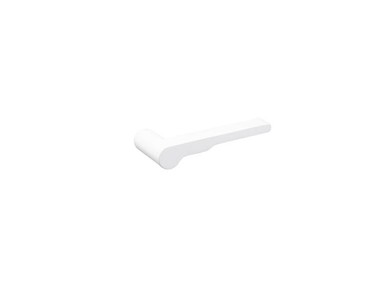 Deurklink Nuda Wind Wit met rozet 24mm
