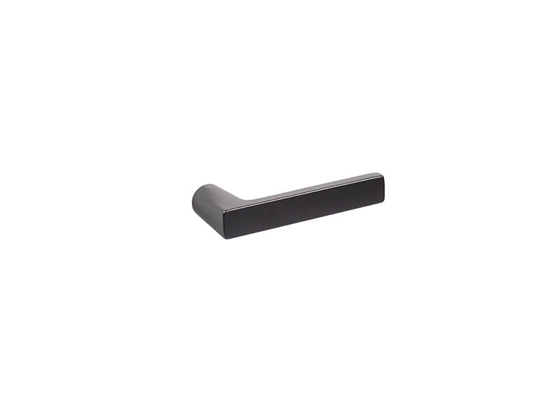 Deurklink Nuda Atlanta Mat Zwart met rozet 24mm