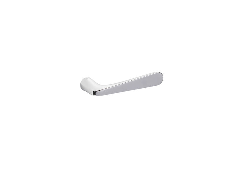 Deurklink Nuda Pepe Mat Chroom met rozet 24mm