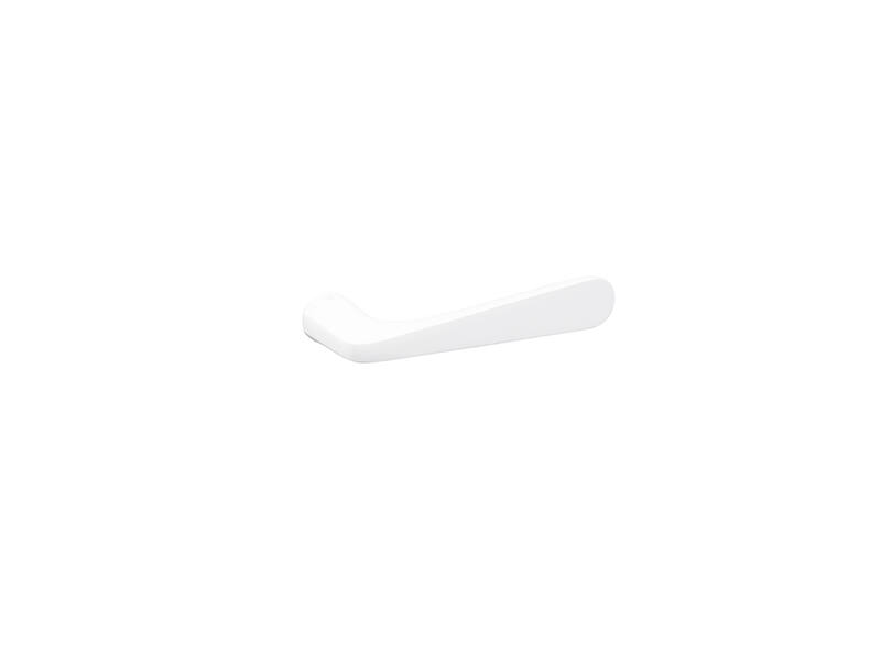 Deurklink Nuda Pepe Wit met rozet 24mm