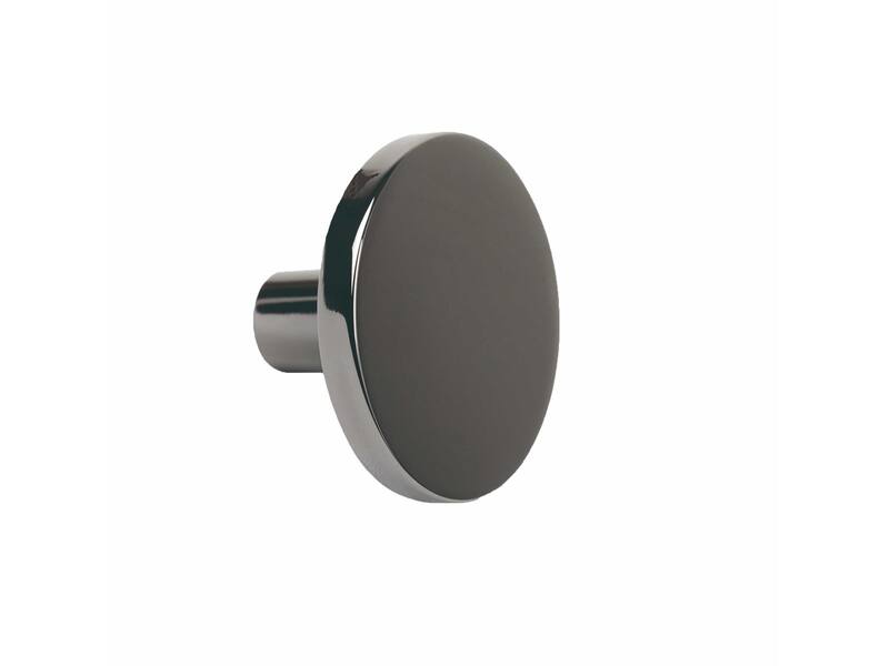 Meubelknop Como rond 41 H-25mm Zwart nikkel