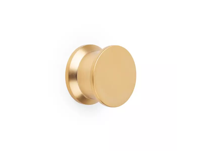 Meubelknop mat messing Oh! rond 40mm
