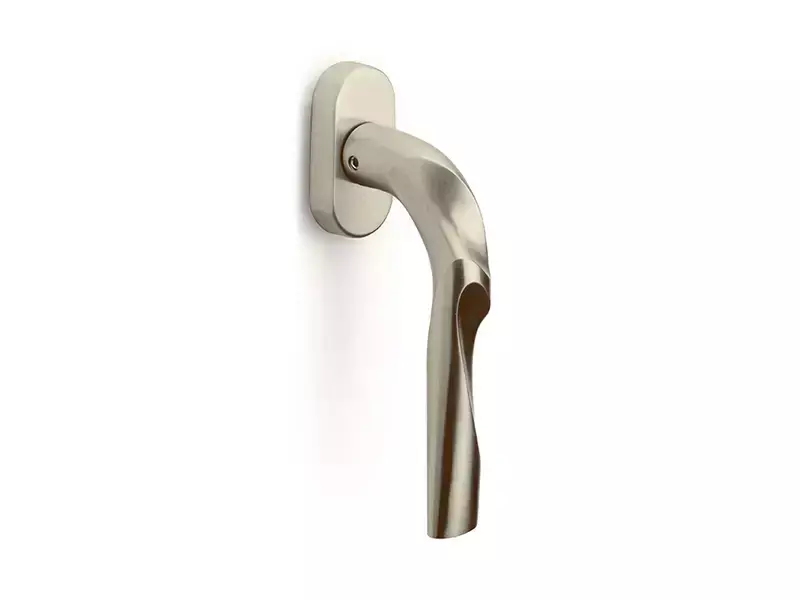 Draaikiep raamkruk Rechts PVD Champagne Zaha Hadid Eleez ZH100-DK-O