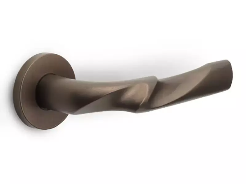 Gatdeel Rechts Brons Zaha Hadid Eleez ZH100-G geveerd op rozet