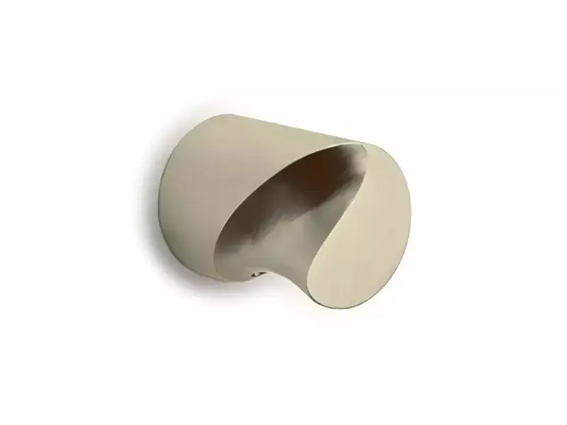 Voordeurknop Champagne PVD Zaha Hadid Eleez ZH200V