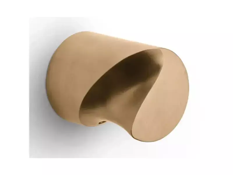 Voordeurknop Licht brons PVD Zaha Hadid Eleez ZH200V