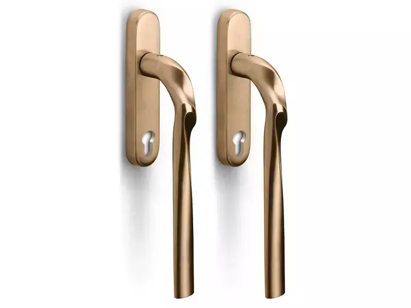 Hefschuifdeurbeslag Licht brons PVD Zaha Hadid ZH230PAY PC69