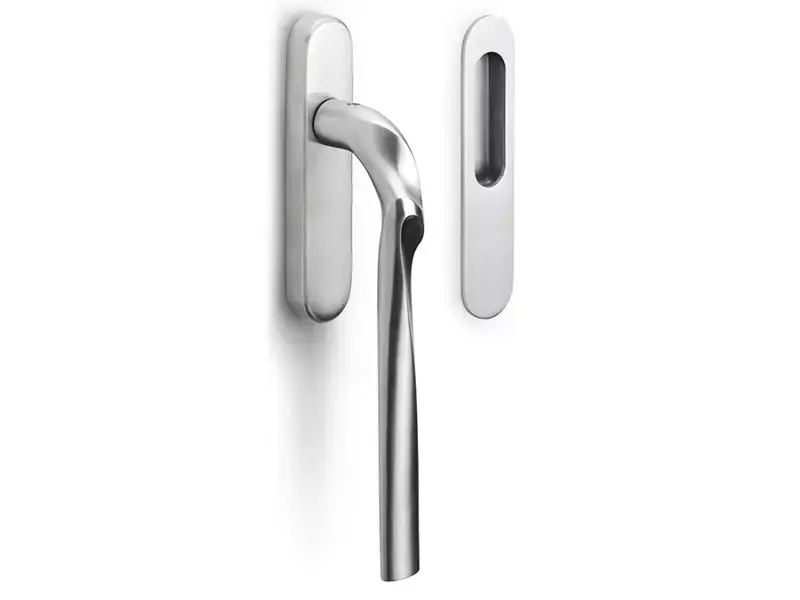 Hefschuifdeurbeslag Mat RVS Zaha Hadid Eleez ZH230 Blind