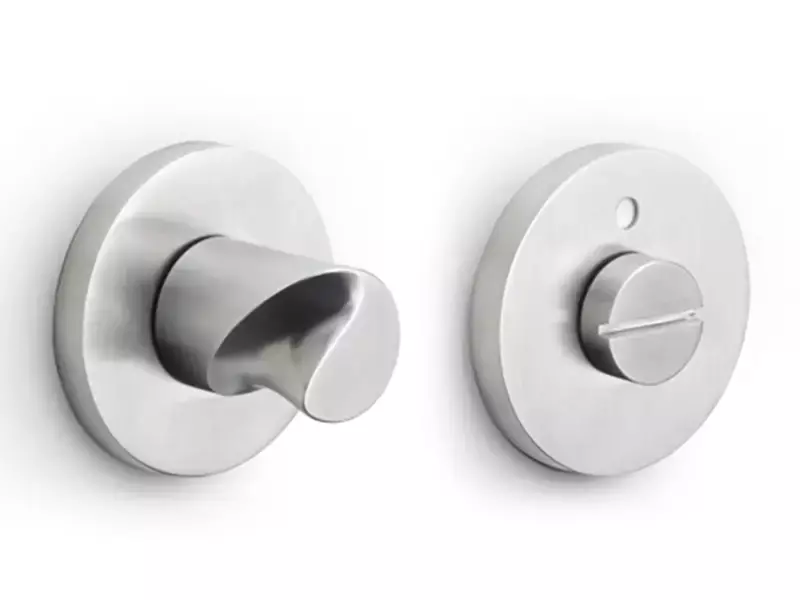 WC-sluiting Mat RVS Zaha Hadid Eleez ZHWC53 met indicatie