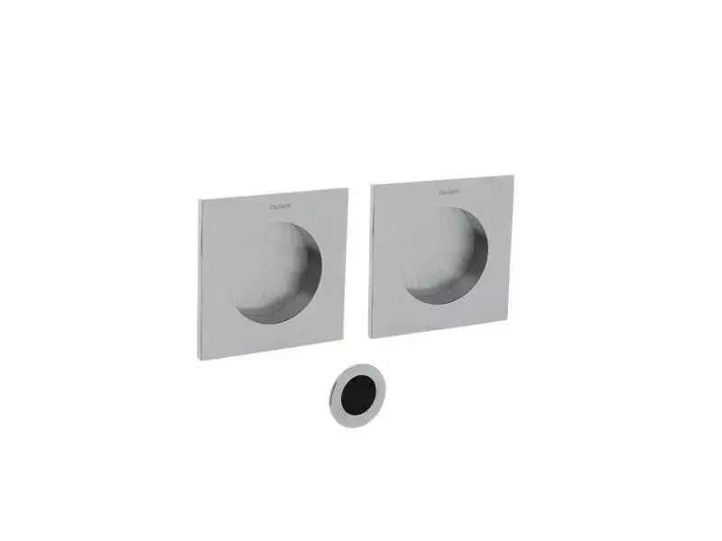 Olivari schuifdeurkom Giotto Q chroom mat