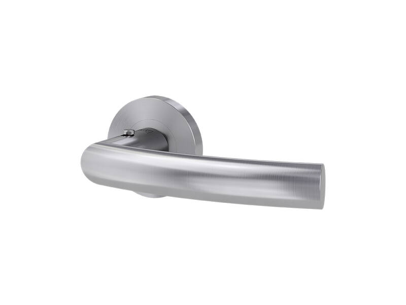 Griffwerk Deurklink Lorita Smart2Lock Rvs Rechts rond schroefrozet