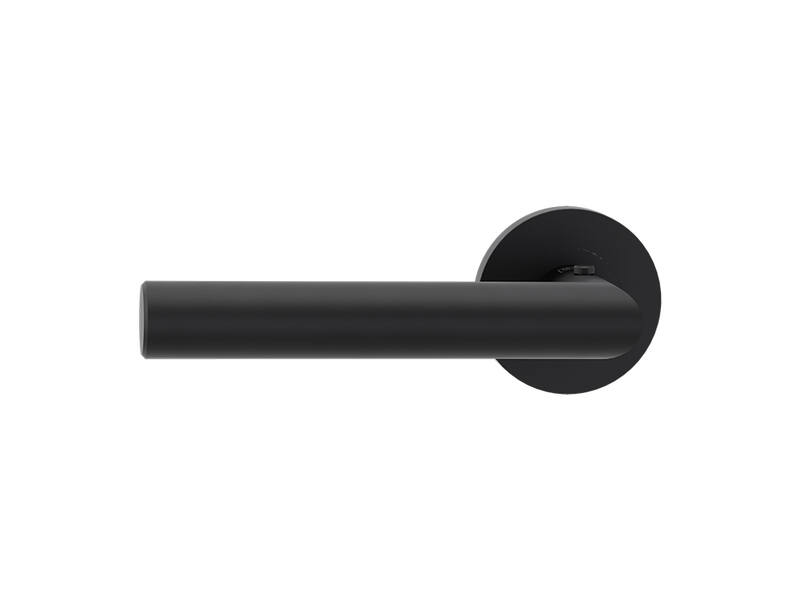 Griffwerk Deurklink Lucia Prof Smart2Lock Grafietzwart Links rond schroefrozet