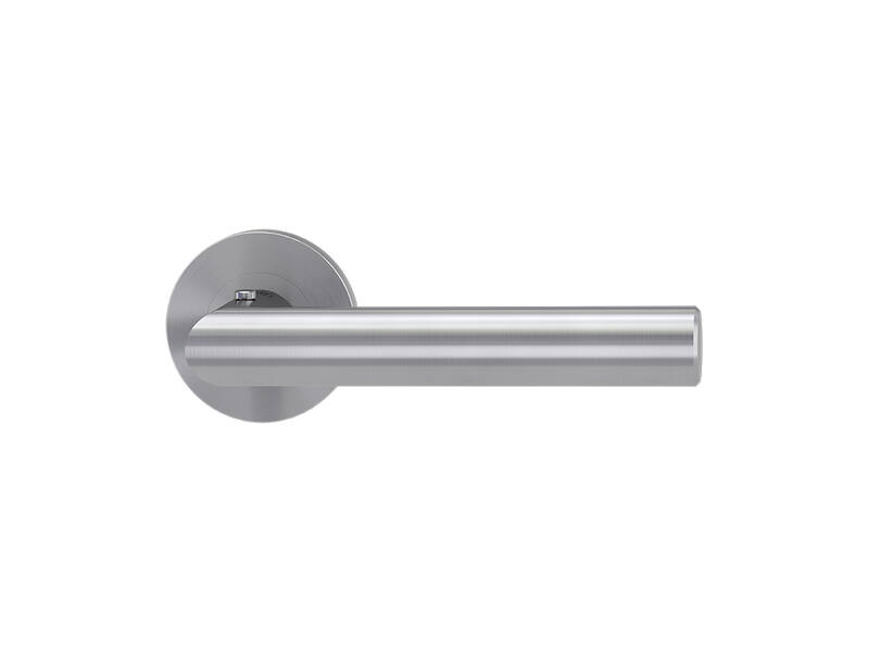 Griffwerk Deurklink Lucia Prof Smart2Lock Rvs Rechts rond schroefrozet