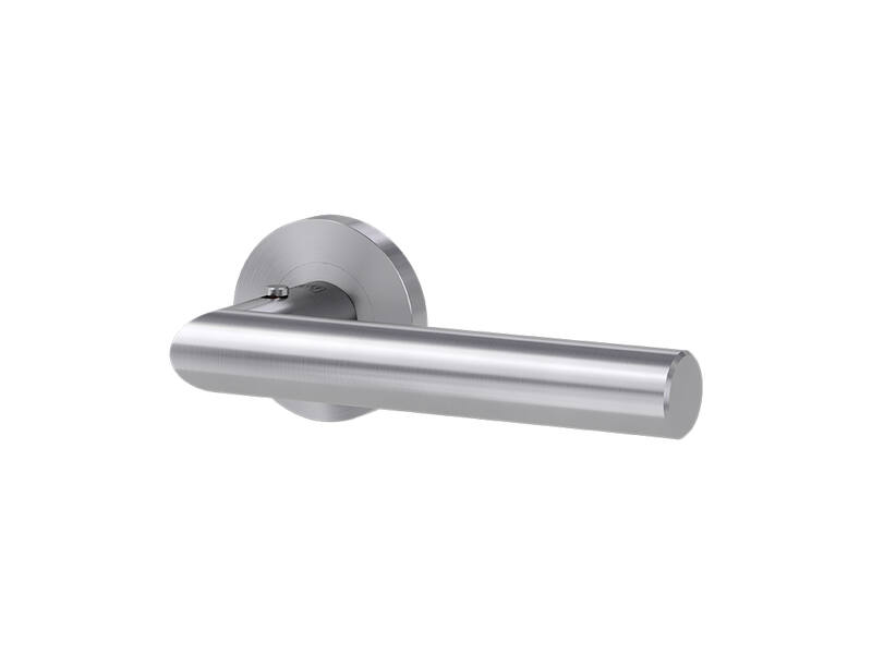 Griffwerk Deurklink Lucia Prof Smart2Lock Rvs Rechts rond schroefrozet