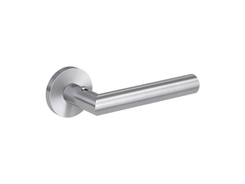 Griffwerk Deurklink Lucia Prof Smart2Lock Rvs Rechts rond schroefrozet