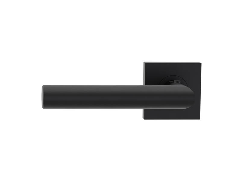 Griffwerk Deurklink Lucia Prof Smart2Lock Grafietzwart Links vierkant schroefrozet