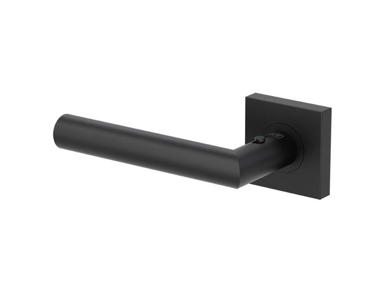 Griffwerk Deurklink Lucia Prof Smart2Lock Grafietzwart Links vierkant schroefrozet