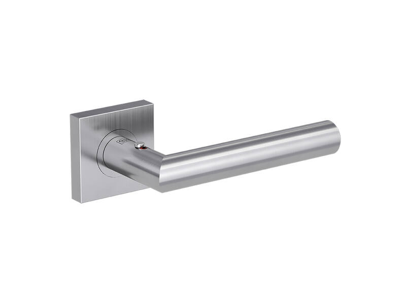 Griffwerk Deurklink Lucia Prof Smart2Lock Rvs Rechts vierkant schroefrozet