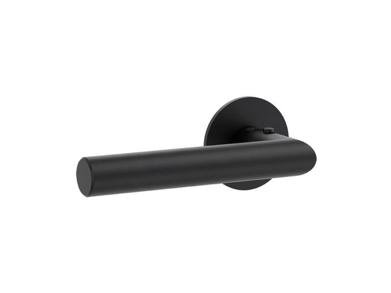 Griffwerk Deurklink Lucia Pattia S Smart2Lock Grafietzwart Links rond vlak rozet