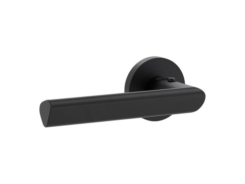 Griffwerk Deurklink TRI 134 Smart2Lock Grafietzwart Links rond rozet