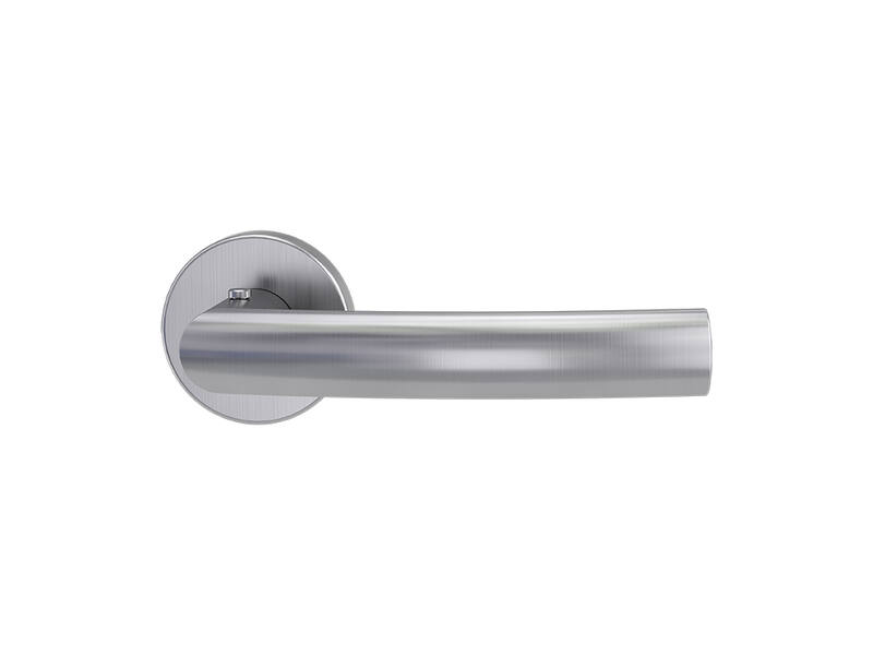 Griffwerk Deurklink Lorita Smart2Lock Mat Rvs Rechts rond cliprozet