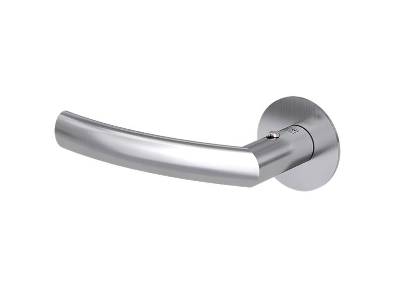 Griffwerk Deurklink Lorita Piatta S Smart2Lock Mat Rvs Links rond vlak rozet