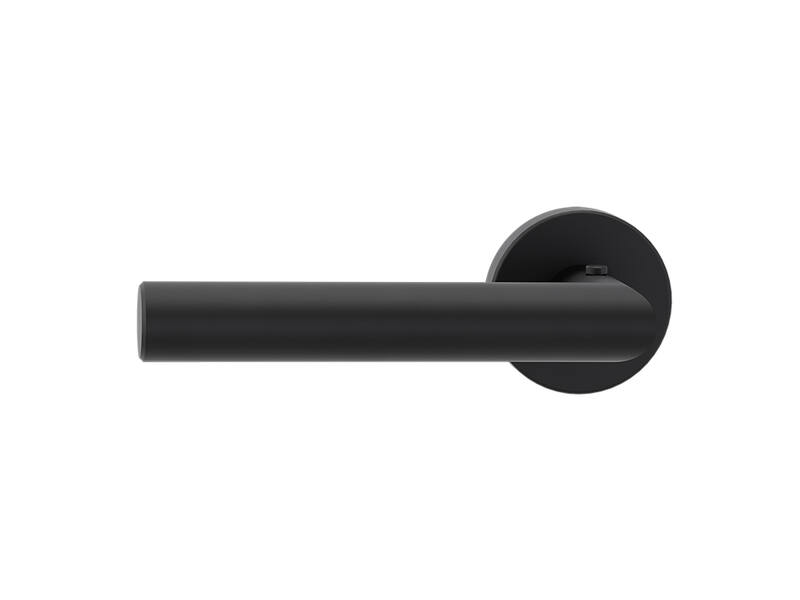 Griffwerk Deurklink Lucia Smart2Lock Grafietzwart Links rond cliprozet