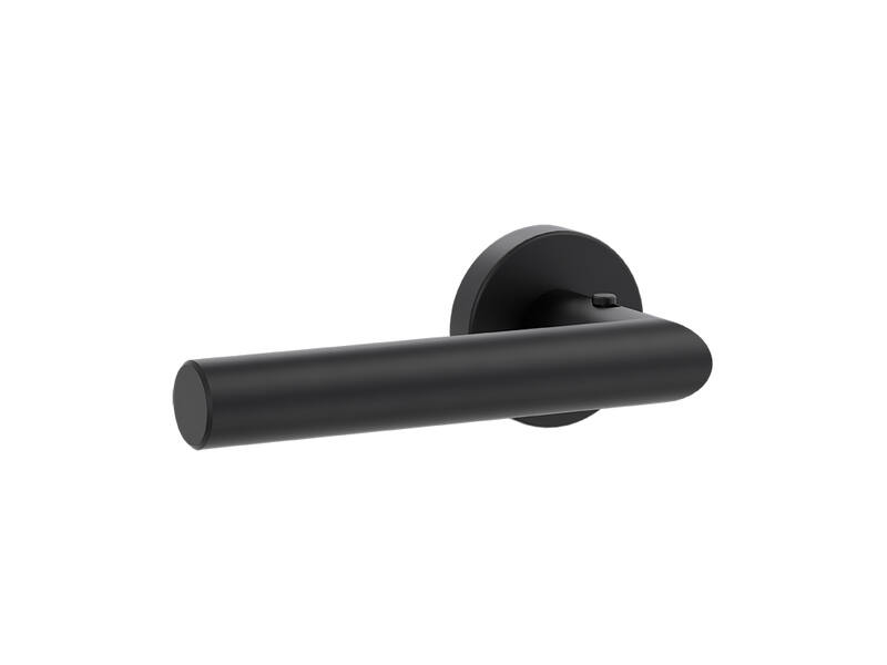 Griffwerk Deurklink Lucia Smart2Lock Grafietzwart Links rond cliprozet