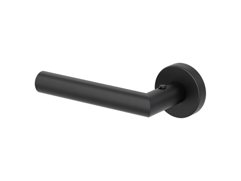 Griffwerk Deurklink Lucia Smart2Lock Grafietzwart Links rond cliprozet