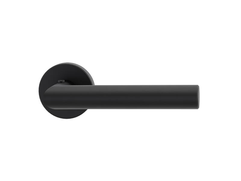 Griffwerk Deurklink Lucia Smart2Lock Grafietzwart Rechts rond cliprozet