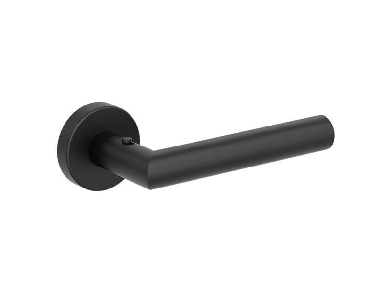 Griffwerk Deurklink Lucia Smart2Lock Grafietzwart Rechts rond cliprozet