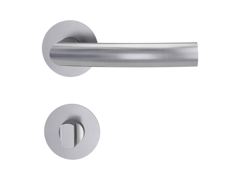 Griffwerk Deurklink Lorita Piatta S Smart2Lock Mat Rvs Links rond vlak rozet