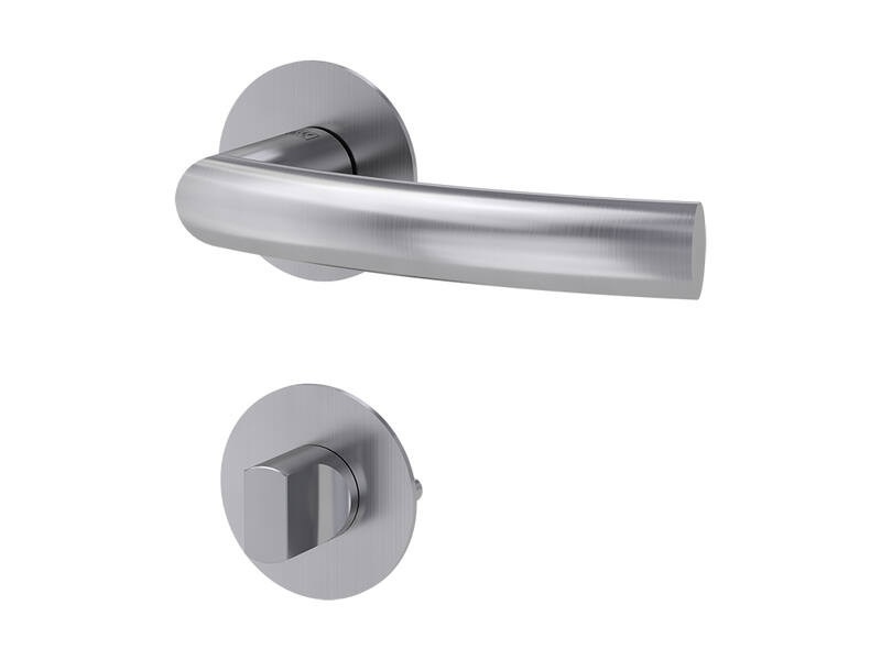 Griffwerk Deurklink Lorita Piatta S Smart2Lock Mat Rvs Links rond vlak rozet