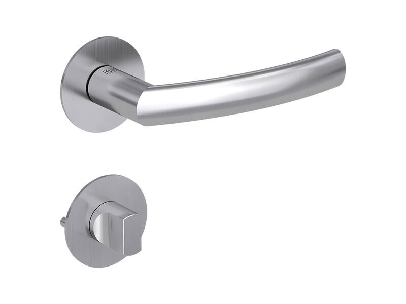 Griffwerk Deurklink Lorita Piatta S Smart2Lock Mat Rvs Links rond vlak rozet
