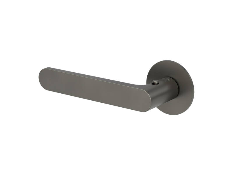 Griffwerk Deurklink Avus Piatta S Smart2Lock Kasjmiergrijs Links rond vlak rozet