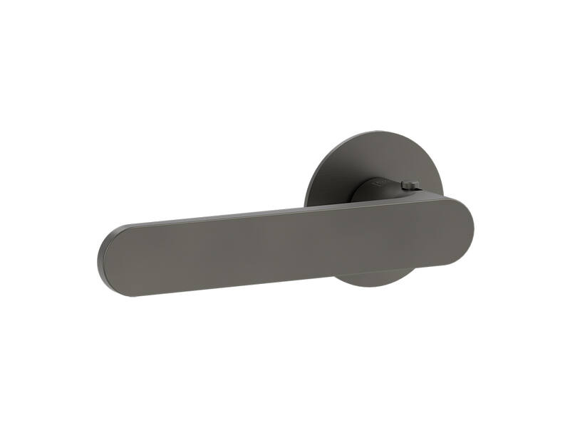 Griffwerk Deurklink Avus Piatta S Smart2Lock Kasjmiergrijs Links rond vlak rozet