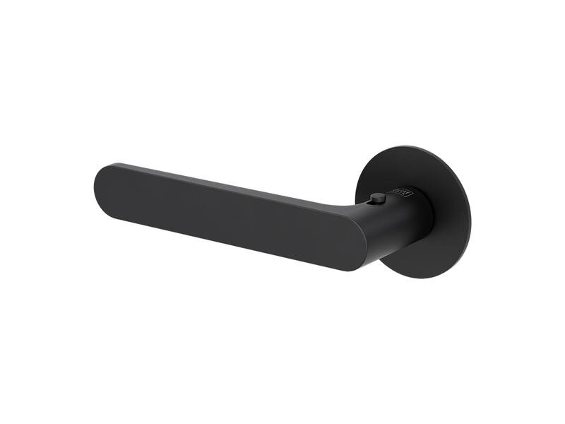 Griffwerk Deurklink Avus Piatta S Smart2Lock Grafietzwart Links rond vlak rozet