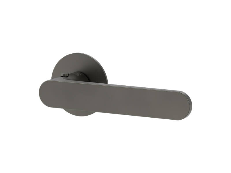 Griffwerk Deurklink Avus Piatta S Smart2Lock Kasjmiergrijs Rechts rond vlak rozet