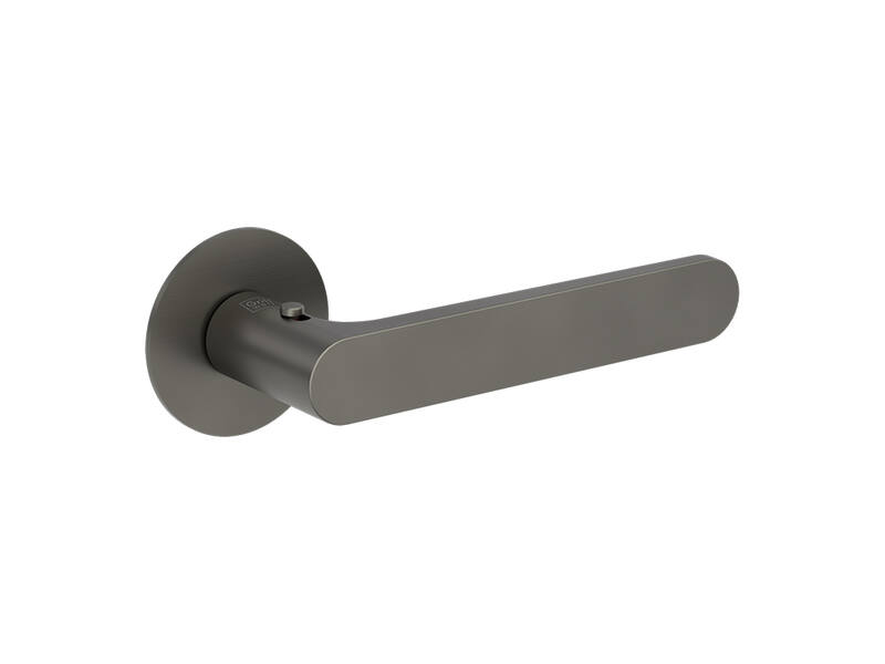 Griffwerk Deurklink Avus Piatta S Smart2Lock Kasjmiergrijs Rechts rond vlak rozet
