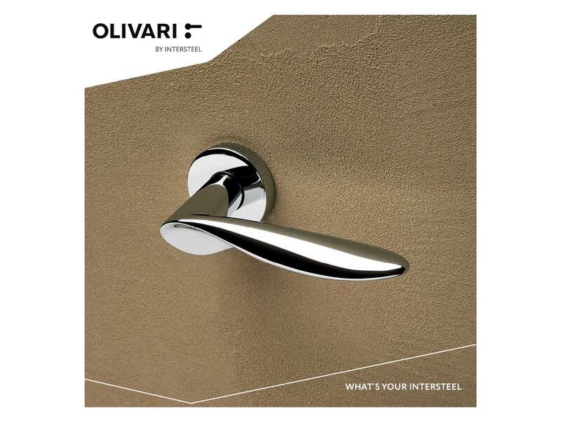 Olivari deurkruk Wind op rozet chroom