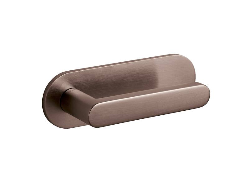 Olivari deurkruk Link horizontaal schild brons mat PVD