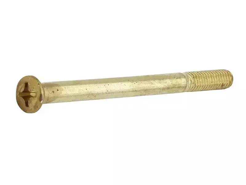 Metaalschroef Messing Lenskop M6x120mm