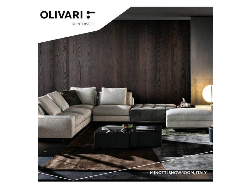 Olivari deurkruk Total rvs mat PVD