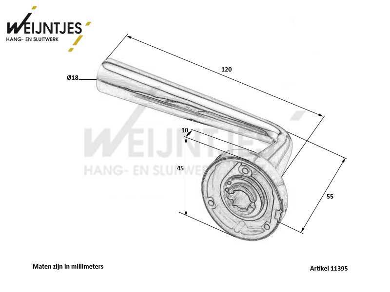 Gatdeel Messing Lancia rs