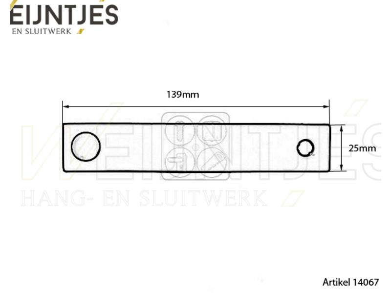 Meubeltrekker Zwart Leer Chroom 65 mm