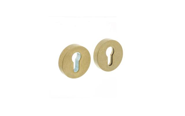 Intersteel Veiligheidsrozet rond SKG*** messing getrommeld
